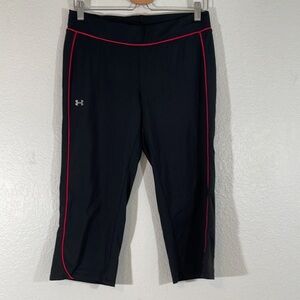 Under Armour Black with Pink Accent All Season Gear By Activewear Bottoms Medium